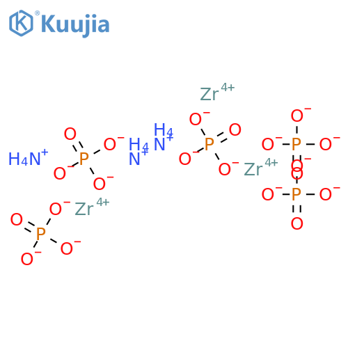 phosphoric acid, ammonium zirconium salt structure