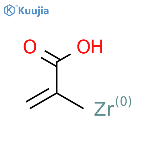 2-Propenoic acid,2-methyl-, zirconium salt (1:?) structure