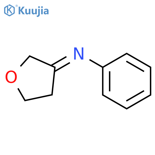 Benzenamine, N-(dihydro-3(2H)-furanylidene)- structure