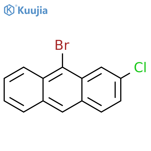 Anthracene, 9-bromo-2-chloro- structure
