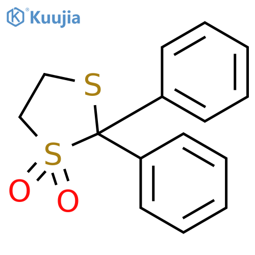 1,3-DITHIOLANE, 2,2-DIPHENYL-, 1,1-DIOXIDE structure