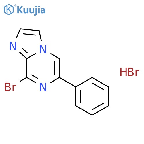 8-Bromo-6-phenylimidazo[1,2-a]pyrazine hydrobromide structure
