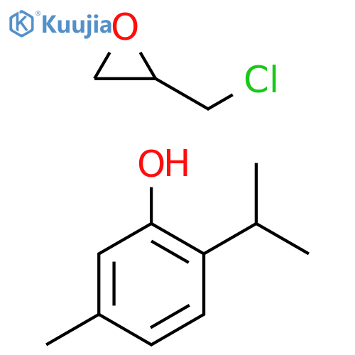 phenol, 5-methyl-2-(1-methylethyl)-, reaction products with epichlorohydrin structure