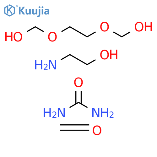 Urea, reaction products with [1,2-ethanediylbis(oxy)]bis[methanol], ethanolamine and formaldehyde structure