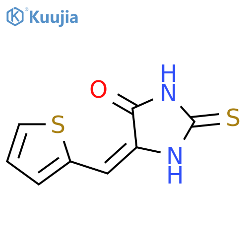 5-(2-Thenylidene)-2-thioxoimidazolidin-4-one structure