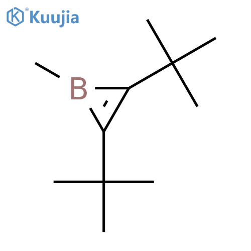 2,3-Di-tert-butyl-1-methyl-1H-borirene structure