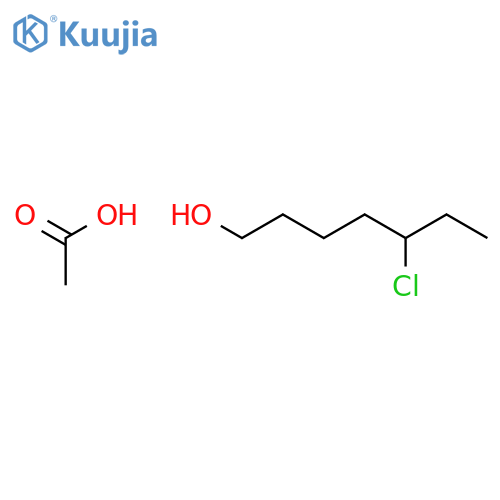 1-Heptanol, 5-chloro-, acetate structure