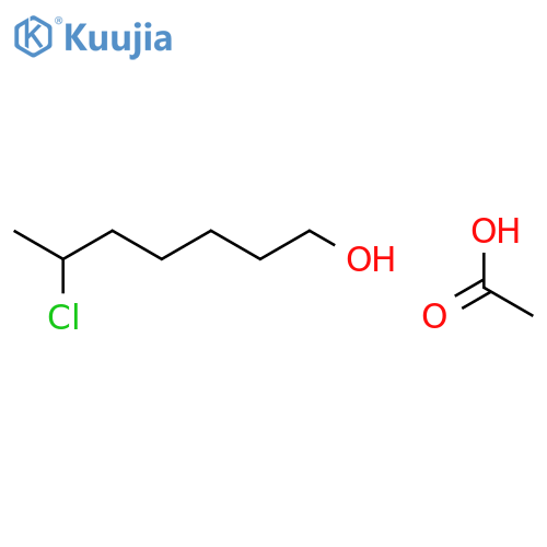 1-HEPTANOL, 6-CHLORO-, ACETATE structure