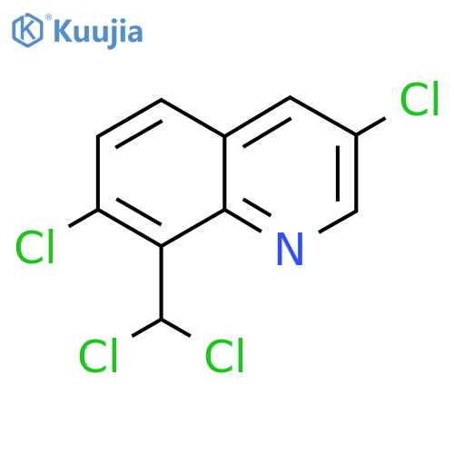3,7-Dichloro-8-(dichloromethyl)quinoline structure