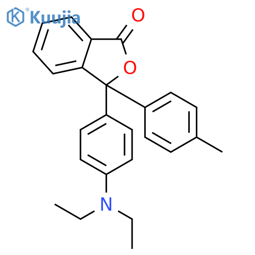1(3H)-Isobenzofuranone,3-[4-(diethylamino)phenyl]-3-(4-methylphenyl)- structure