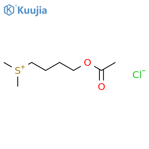 Sulfonium, [4-(acetyloxy)butyl]dimethyl-, chloride structure