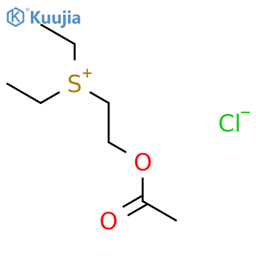 Sulfonium, [2-(acetyloxy)ethyl]diethyl-, chloride structure