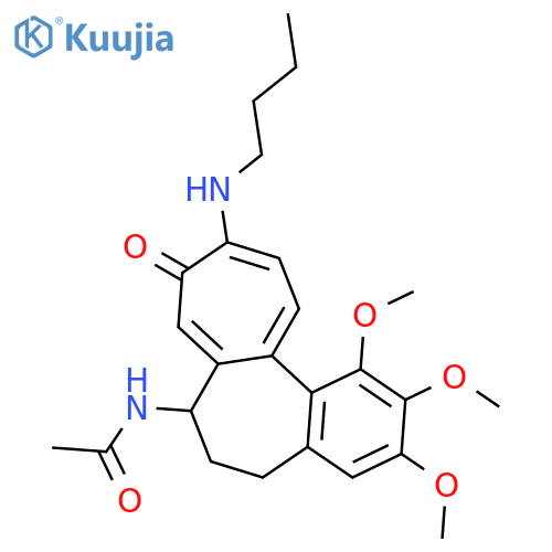 Acetamide,N-[(7S)-10-(butylamino)-5,6,7,9-tetrahydro-1,2,3-trimethoxy-9-oxobenzo[a]heptalen-7-yl]- structure