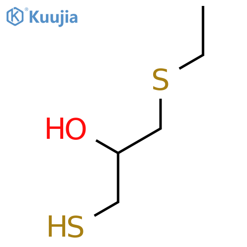 2-Propanol, 1-(ethylthio)-3-mercapto- structure
