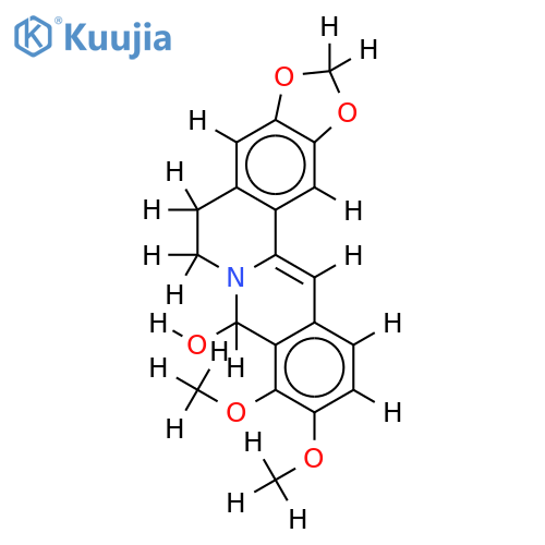 7,8-dihydro-8-hydroxyberberine structure