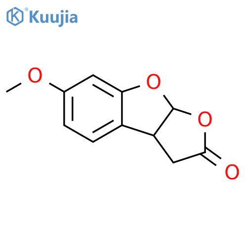Furo[2,3-b]benzofuran-2(3H)-one, 3a,8a-dihydro-6-methoxy- structure