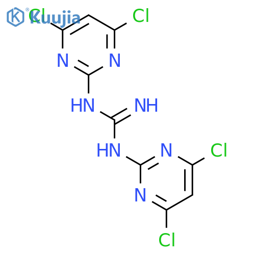 GUANIDINE, N,N'-BIS(4,6-DICHLORO-2-PYRIMIDINYL)- structure