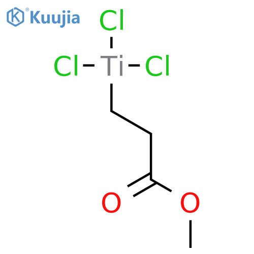 Titanium, trichloro(3-methoxy-3-oxopropyl)- structure