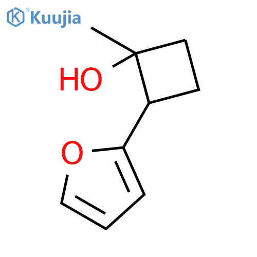 Cyclobutanol, 2-(2-furanyl)-1-methyl- structure