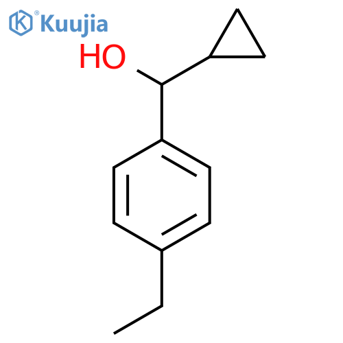 alpha-Cyclopropyl-4-ethylbenzyl alcohol structure