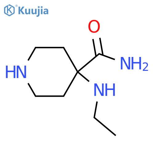 4-(Ethylamino)piperidine-4-carboxamide structure