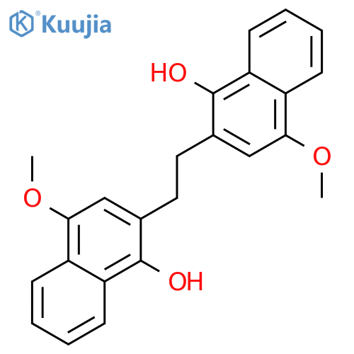 1-NAPHTHALENOL, 2,2'-(1,2-ETHANEDIYL)BIS[4-METHOXY- structure