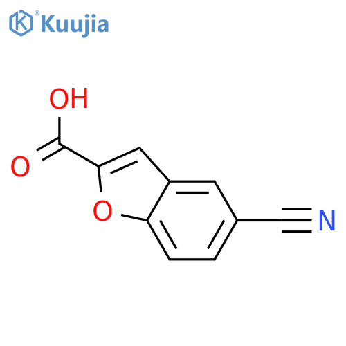 5-Cyanobenzofuran-2-carboxylic acid structure