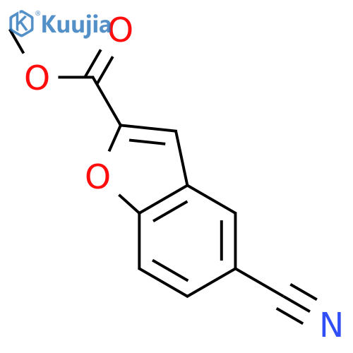 Methyl 5-cyanobenzofuran-2-carboxylate structure