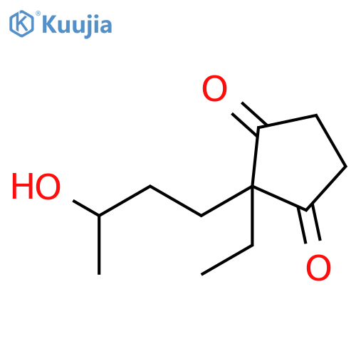 1,3-Cyclopentanedione, 2-ethyl-2-(3-hydroxybutyl)- structure