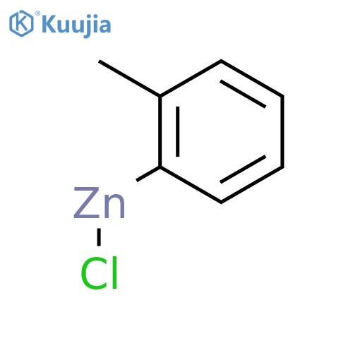 Zinc, chloro(2-methylphenyl)- structure