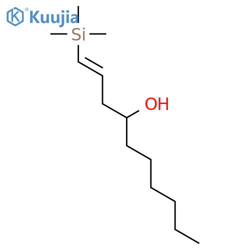 1-DECEN-4-OL, 1-(TRIMETHYLSILYL)-, (E)- structure