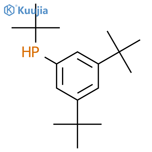 Phosphine, [3,5-bis(1,1-dimethylethyl)phenyl](1,1-dimethylethyl)- structure