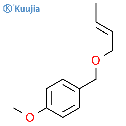 BENZENE, 1-[[(2E)-2-BUTENYLOXY]METHYL]-4-METHOXY- structure