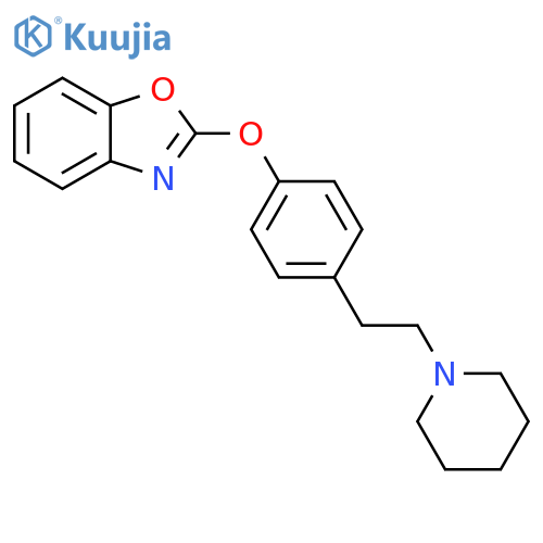 Benzoxazole, 2-[4-[2-(1-piperidinyl)ethyl]phenoxy]- structure