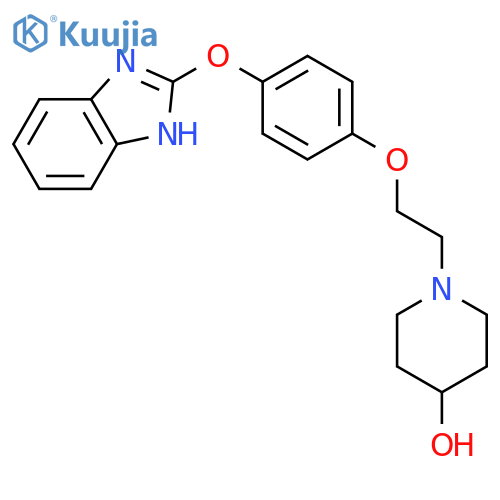 4-Piperidinol, 1-[2-[4-(1H-benzimidazol-2-yloxy)phenoxy]ethyl]- structure