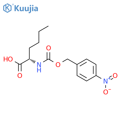 L-Norleucine, N-[[(4-nitrophenyl)methoxy]carbonyl]- structure