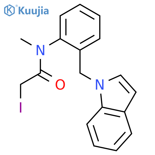 ACETAMIDE, N-[2-(1H-INDOL-1-YLMETHYL)PHENYL]-2-IODO-N-METHYL- structure