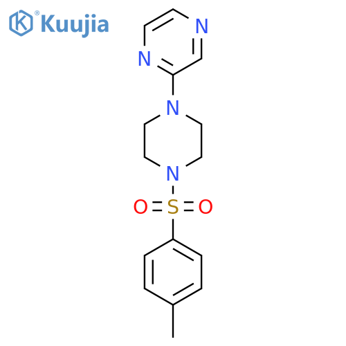 2-4-(4-methylbenzenesulfonyl)piperazin-1-ylpyrazine structure
