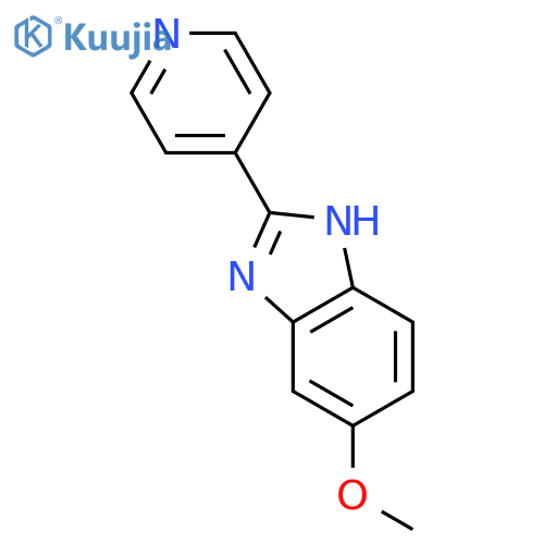 5-METHOXY-2-(PYRIDIN-4-YL)-1H-BENZO[D]IMIDAZOLE structure