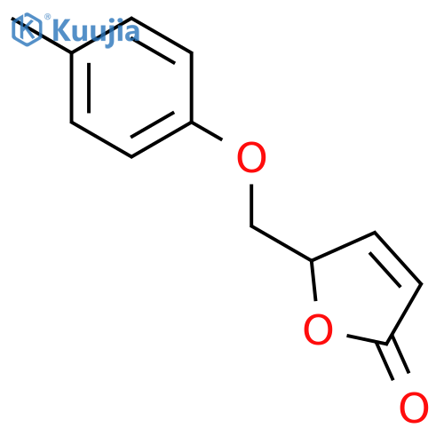 2(5H)-Furanone, 5-[(4-methylphenoxy)methyl]- structure
