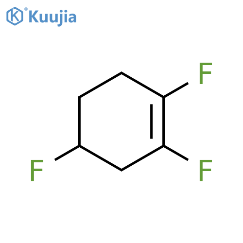 Cyclohexene, 1,2,4-trifluoro- structure