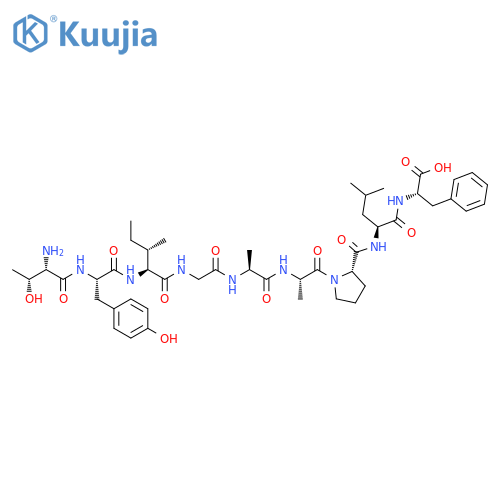 L-Phenylalanine,L-threonyl-L-tyrosyl-L-isoleucylglycyl-L-alanyl-L-alanyl-L-prolyl-L-leucyl- structure