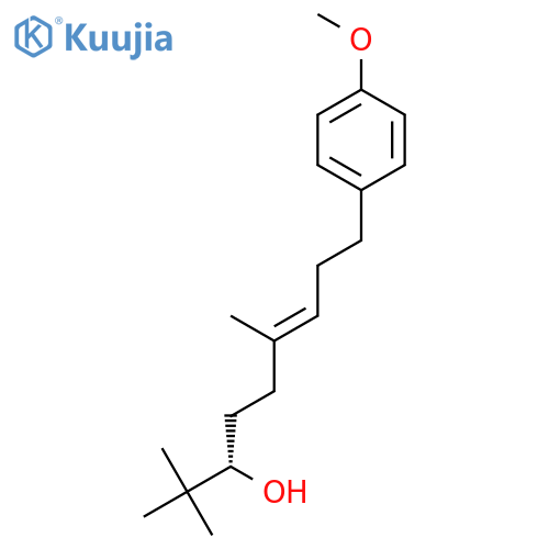 6-NONEN-3-OL, 9-(4-METHOXYPHENYL)-2,2,6-TRIMETHYL-, (3S,6E)- structure