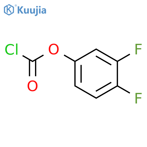 3,4-difluorophenyl chloroformate structure