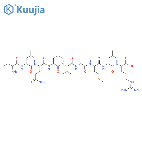 L-Arginine,L-valyl-L-leucyl-L-glutaminyl-L-leucyl-L-valylglycyl-L-methionyl-L-leucyl- structure
