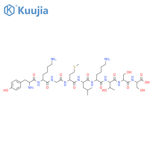 L-Serine,L-tyrosyl-L-lysylglycyl-L-methionyl-L-leucyl-L-lysyl-L-threonyl-L-seryl- structure