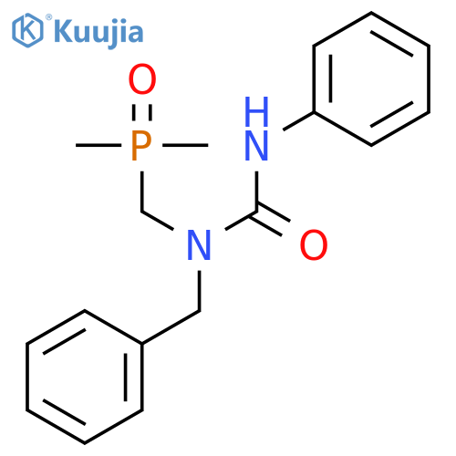 1-benzyl-1-(dimethylphosphorylmethyl)-3-phenylurea structure
