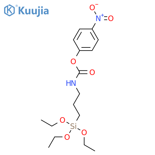 Carbamic acid, [3-(triethoxysilyl)propyl]-, 4-nitrophenyl ester structure