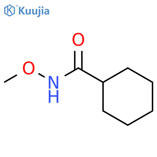 Cyclohexanecarboxamide, N-methoxy- structure
