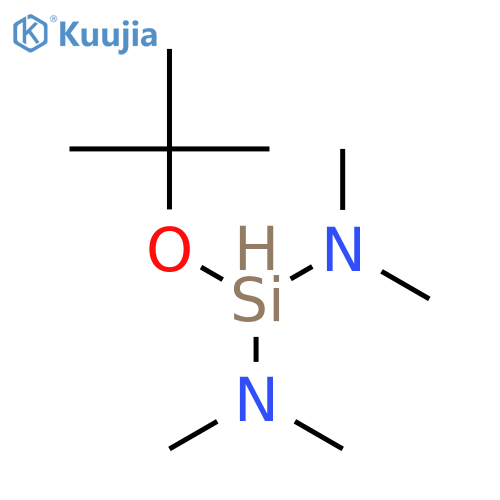 SILANEDIAMINE, 1-(1,1-DIMETHYLETHOXY)-N,N,N',N'-TETRAMETHYL- structure